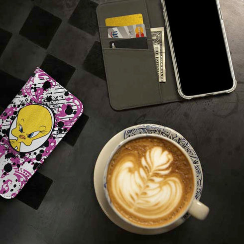 Looney Tunes Tweety Bird with Attitude iPhone 15 Pro Max Folio Case